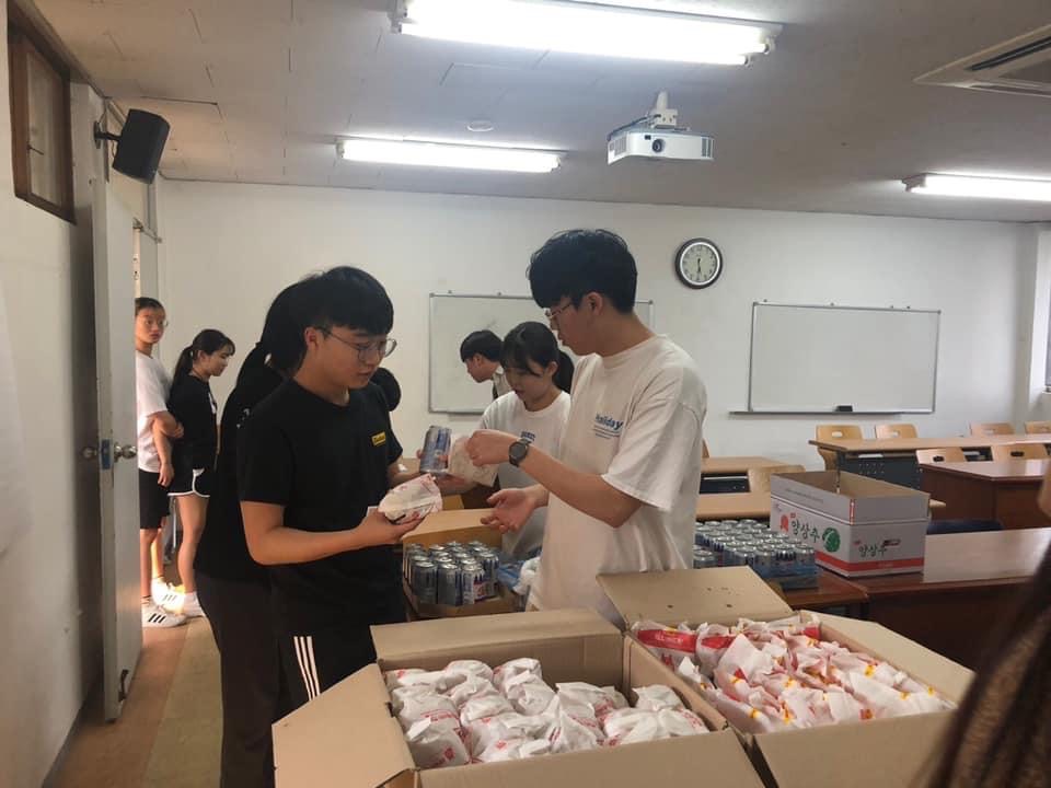 2019 봄학기 기말고사 야식행사